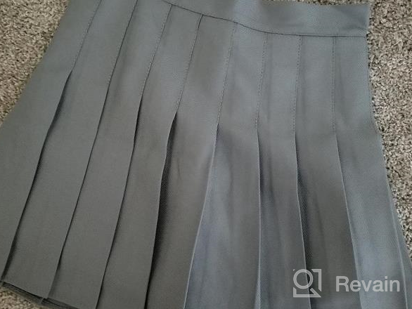 img 1 attached to Womens Pleated Tennis Skirt With Shorts And Pockets - Athletic Golf And Workout Sports Casual Skort review by Chris Estes