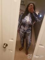 img 1 attached to Scarily Stylish: Fixmatti Women'S Skull Print Jumpsuit For Halloween Party Fun! review by Kyle Salinas