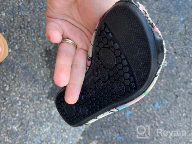 img 1 attached to Barefoot Outdoor Shoes for 👣 Toddler Boys - QTMS Little 23Dinosaur 34 review by Andrew Roll