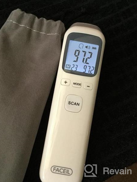 img 1 attached to Accurate No-Touch Thermometer For Adults And Kids With Fever Alert And Memory Recall review by Matt Wigfall