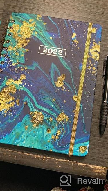 img 1 attached to 2023 Planner - Weekly And Monthly Planner With Inspirational Quotes, January To December 2023, Hardcover, Twin-Wire Binding, Thick Paper, Back Pocket, Elastic Closure, 8.4'' X 6.3'' Size review by Imed Artun