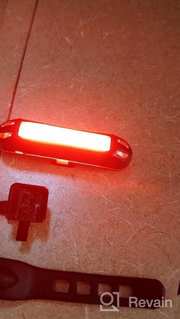 img 1 attached to Stay Safe And Visible Anytime With GPMTER Ultra Bright USB Rechargeable Bike Tail Light - Perfect For Road And Mountain Bikes review by Charles Notti