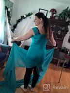 img 1 attached to Gorgeous Off Shoulder Mermaid Gown For Maternity Photo Shoot | ZIUMUDY review by Bill Wasson