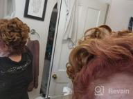 img 1 attached to Medium Ash Brown-8# SWACC Short Messy Curly Dish Hair Bun Extension With Easy Stretch Combs Clip In Ponytail Scrunchie Chignon Tray review by Roger Mitchell