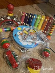 img 5 attached to Enhance Your Child'S Creativity With LOOIKOOS Wooden Percussion Instruments Set