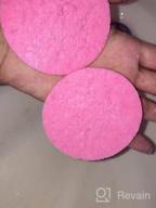 img 1 attached to Daily Deep Cleansing With 50-Count Compressed Facial Sponges: Natural Cellulose Spa Sponge For Exfoliating & Removing Dead Skin, Dirt And Makeup - Blue review by Andrea Jackson