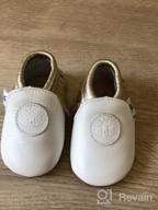 img 1 attached to Leo Leather Moccasins for Boys - Stylish and Comfortable Shoes/Slippers Option review by Otto Suarez