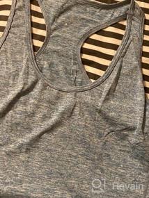 img 7 attached to Vislivin Women'S Racerback Workout Tank Tops - Pack Of 4 Athletic Tanks For Gym, Running And Exercise