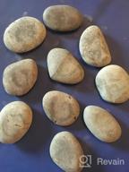 img 1 attached to 50 Count Black Flat & Smooth Kindness Rocks For Painting, Decoration, And Crafts - Hand Picked 1.5 To 2.7 Inch Medium & Small Rocks By Lifetop review by Mario Portillo