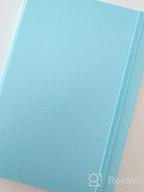 img 1 attached to Peachlulu Hardcover Journal: High-Quality 100 GSM Paper, 5.7X8 Inches, College Ruled With 2 Bookmarks - Ice Blue review by Heather Schmidt