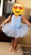 img 1 attached to MdnMd Toddler Ballet Tutu Leotard Dress with Tank V-Neck and Ruched Front for Ballerina Dance Outfit. review by Joseph Anderson