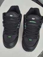 img 1 attached to Globe Sabre Trainers: Stylish Black Green Shoes for a Trendy Look! review by Ron Chang