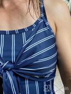 img 1 attached to Women'S Sexy Striped Jumpsuit With Tie Bowknot - SheKiss Summer Rompers review by Sean Sitton