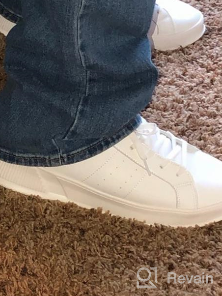 img 1 attached to Stylish and Versatile KPP White Walking Plain 👞 Shoes for Men - Perfect for Everyday Wear and Athletics review by Jaymai Alford