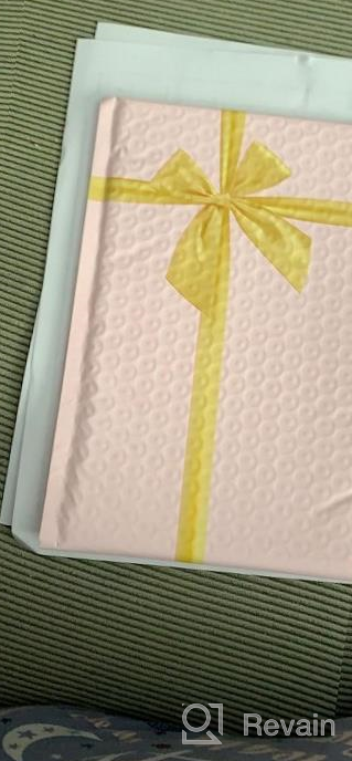 img 1 attached to Designer Pink Poly Bubble Mailers With Bubble Wrap - 25 Pack Of High-Grade Gift Mailing Envelopes With Self Seal For Ultimate Protection And Style By Fuxury #0 6X10 review by Lindsey Wright