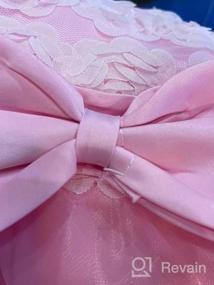 img 6 attached to Kids Lace Ruffles Party Dress Wedding Dresses For Girls