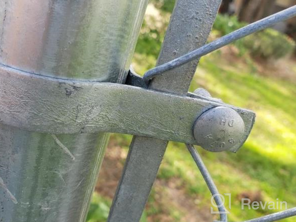 img 1 attached to 10 Pack Tension Bands W/ Bolts & Nuts For 1-3/8" Chain Link Fence, Gate And Posts - FENCESMART4U review by Blake Giordano