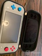 img 1 attached to Protective Switch Lite Case By Tomtoc - Slim Carrying Sleeve With Game Cartridge Storage, Original Patent And Military-Grade Protection For Nintendo Switch Lite In Turquoise review by Jeff Strutz