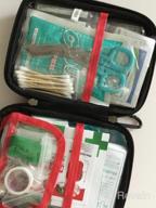 img 1 attached to 170 Piece First Aid Kit - Hard Case & Lightweight, Emergency Supplies For Travel, Home, Office & Outdoors review by John Talcott