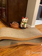 img 1 attached to Modkat Scratcher Lounge (Large - 30L X 10.6H X 10.6D In.) review by Tim Thomason