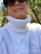 img 1 attached to Chunky Turtleneck Sweaters For Women: Oversized Balloon Sleeve Pullovers - Ideal Outerwear For S-XXL Sizes review by Patrice Dorsey