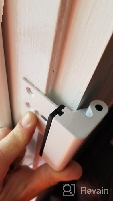 img 1 attached to Ensure Ultimate Door Security With Door Reinforcement Lock – Child Safety 4 Screw Lock For Inward Swinging Doors review by Junior Rojas