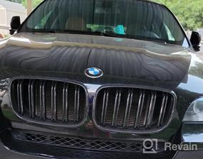 img 8 attached to Обновите свой BMW X5 E70 2007-2013/X6 E71 2008-2014 с помощью глянцевой черной передней решетки радиатора Zealhot