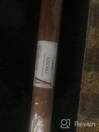 img 1 attached to Aisoso Wood Rolling Pin: Extra Long Thickened Dough Roller for Baking, Multipurpose Wooden Kitchen Tool (17.7 X 1.38 inches, Natural) review by Brian Wersching