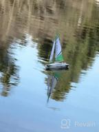 img 1 attached to 17.5" Tall PLAYSTEAM Voyager 280 RC Wind Powered Sailboat - Green review by Dustin Wheeler