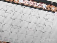 img 1 attached to Stay Organized In 2023 With Our Premium Desk Calendar - 12 Monthly Themes, Large Ruled Blocks & Durable Corner Protectors review by Andre Young