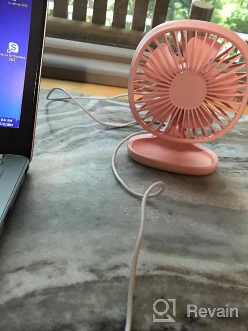 img 1 attached to Stay Cool With TekHome Mini Desk Fan: The Perfect Companion For Home And Office! review by Jay Brock