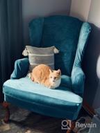 img 1 attached to Protect Your Sofa With Turquoize Velvet Stretch Couch Covers - Form Fit Slipcover For 3 Cushion Sofa, Thick And Soft Furniture Protector - Ideal For Pet Owners, Machine Washable (Gray, Sofa) review by Carlos Block