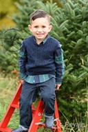 img 1 attached to Boys' Long Sleeve Stretch Poplin Button Down Shirt by Hope & Henry review by Jay Huang