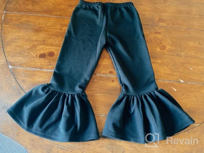 img 1 attached to 👧 QLIyang Seersucker Ruffle Toddler Bottoms - Girls' Clothing review by Jason Martinez