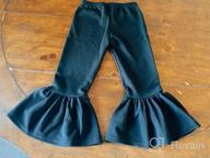 img 1 attached to 👧 QLIyang Seersucker Ruffle Toddler Bottoms - Girls' Clothing review by Jason Martinez