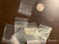 img 1 attached to 100 Pack 1.5X2 Inch 2 Mil Resealable Zipper Plastic Storage Poly Bags review by Jonny Dogruyol