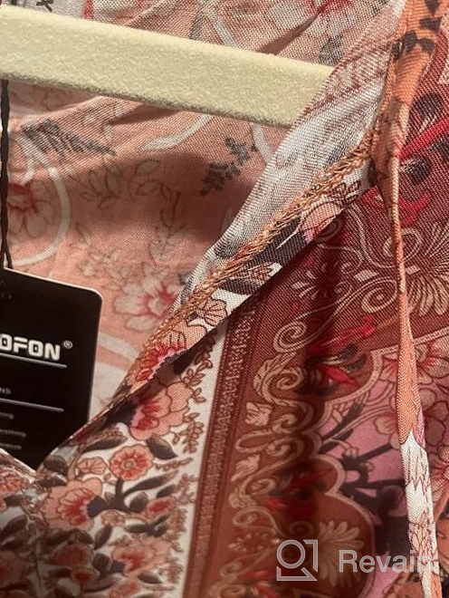 img 1 attached to Stylish And Comfortable: TEMOFON Women'S Boho Dress Ideal For Casual Beach Outings review by Don Merritt