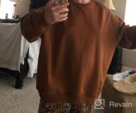 img 1 attached to 👚 Lecieldusoir Women's Oversized Crewneck Sweatshirts: Cozy and Fashionable Pullovers for Comfortable Everyday Wear review by Mike Ramani