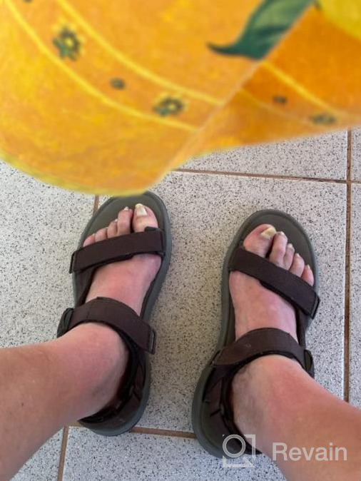 img 1 attached to Teva Men's TANWAY Sandal in 👟 Chocolate: The Perfect Blend of Style and Athleticism review by William Belczyk