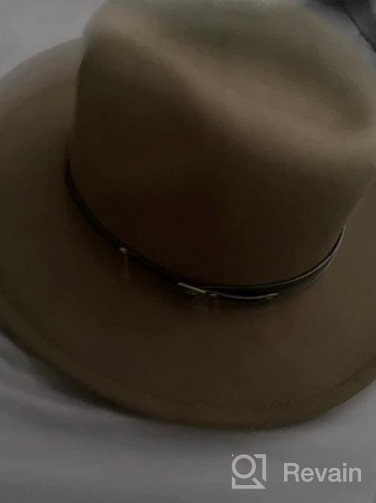 img 1 attached to 🧢 Stylish XINBONG Patchwork Fedora: Trendy Leather Boys' Accessories for a Casual Look review by Kurt Ahui