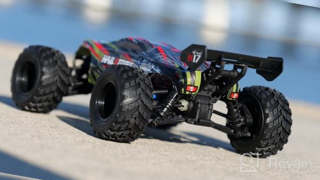 img 1 attached to Experience Thrilling Off-Road Adventures With HAIBOXING 1:18 Scale RC Car 18868 – High-Speed Waterproof All Terrain Truck For Kids And Adults. Two Batteries Provide 40 Minutes Of Non-Stop Playtime! review by Stephanie Brown