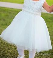 img 1 attached to Girls' Clothing and 🌸 Dresses: Flower Lace Baby Girl Dress review by Tim Woods