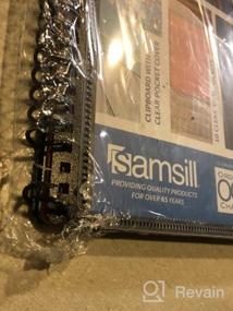 img 8 attached to Samsill 5 Subject Spiral School Organizer: универсальная папка с буфером обмена, блокнотом и 10 карманами!