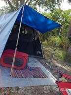 картинка 1 прикреплена к отзыву Grassman Aluminum Tarp Poles For Tent, Adjustable Lightweight Camping Telescoping Poles For Car Canopy, Shelter, Tarp 2 Pack 7.5Ft от Joe Gilmartin