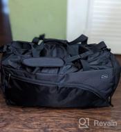 img 1 attached to Ondine Lotus Travel Duffle Bag For Women - Large 61L Weekend Bag With Shoe Compartment, Waterproof Sports Backpack For Football, And Overnight Trips - COTEY 25 review by David Bartan