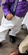 img 1 attached to 👕 SANGTREE Baby Boys Clothing Set: Dress Shirt with Bowtie + Suspender Pants, Sizes 6M-6Y review by Scott Hall