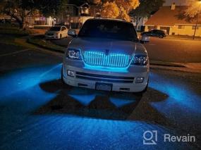 img 5 attached to OPT7 Aura PRO Bluetooth LED Lighting Kit For Grille - 24" Multi-Color Strips With SoundSync And App Control For IOS And Android - Waterproof Peel And Stick Design For Front Grill Valence