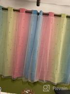 img 1 attached to Anjee Star Curtains For Kids 2 In 1 Double Layer Blackout Curtains Grommets Top Star Cutout Ombre Rainbow Curtains Sheer For Living Room Girls Bedroom 2 Panels In 52 X 84 Inch, Pink And Yellow review by Michael Hawkins