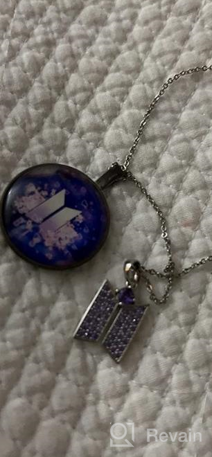 img 1 attached to Bangtan Pendant Necklace Zirconia Style 05 review by Manni Diaz