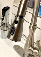 img 1 attached to Upgrade Your Kitchen With UMIRIO Pull Down Faucet Head Replacement - Universal Nozzle Sink Hose Sprayer With 2 Functions For Water Tap Spout, Male And Female Fitting, Chrome Finish review by Ryan Larson
